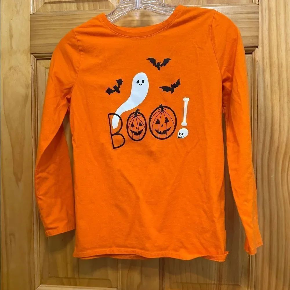Super cute Cat & Jack Boo size 10/12 L girls lightweight long sleeve tee